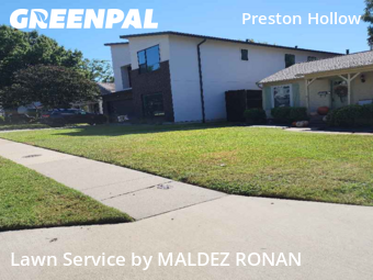 Lawn Care Servicein Dallas,75229,Lawn Care by MALDEZ RONAN, work completed in Nov , 2025