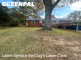 Backyard Mowing in Oxford, 36203, Yard Maintenance by Clay’s Lawn Care, work completed in Dec , 2025