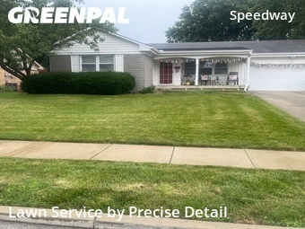Lawn mowed in Speedway, 46224