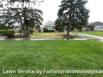 Grass Cuttingin Elmhurst,60126,Lawn Cutting by Fatherandsonhandyman, work completed in Jun , 2026