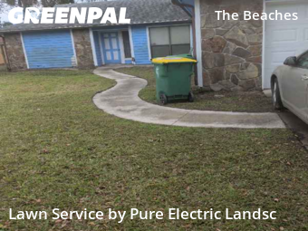 Yard Mowingin Jacksonville Beach,32250,Lawn Service by Pure Electric Landsc, work completed in Dec , 2025