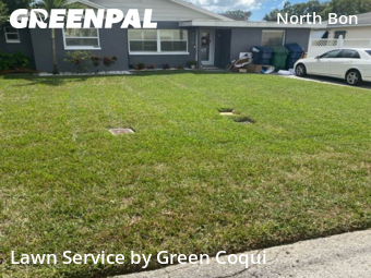 Lawn Maintenancein Tampa,33609,Lawn Mow by Green Coqui, work completed in Nov , 2025