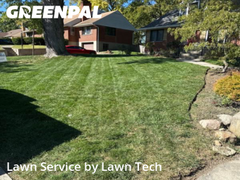 Lawn Cutting in Dayton, 45429, Front Yard Mowing by Lawn Tech, work completed in Nov , 2025