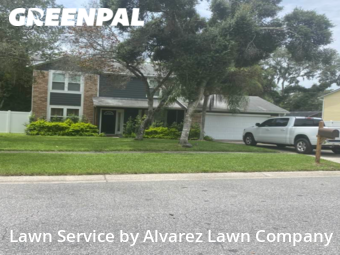 Yard Mowingin Pine Hills,32818,Lawn Service by Alvarez Lawn Company, work completed in Dec , 2025