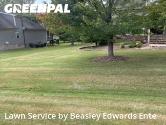 Grass Cutin Clayton,27527,Lawn Care by Beasley Edwards Ente, work completed in Dec , 2025