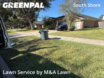 Yard Mowingin League City,77573,Grass Cut by M&A Lawn, work completed in Dec , 2025