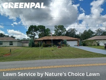 Front Yard Mowing in Citrus Springs, 34433, Landscaping Maintenance by Nature's Choice Lawn, work completed in Nov , 2025