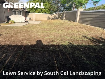 Lawn mowing work completed in La Mesa, CA