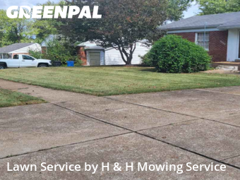 Lawn Cuttingin Florissant,63031,Lawn Mowing by H & H Mowing Service, work completed in Dec , 2025