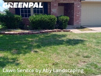 Lawn Mowing Servicein Wylie,75098,Grass Cut by Aby Landscaping, work completed in Jul , 2026