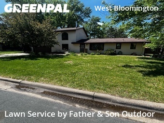 Lawn mowed in Bloomington, 55437