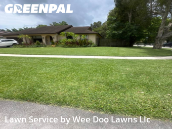 Grass Services in Cooper City, 33328, Weekly Mowing by Wee Doo Lawns Llc, work completed in Oct , 2025