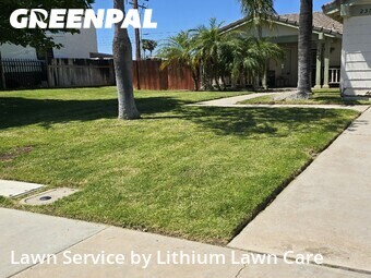 Lawn mowing work completed in Perris, CA