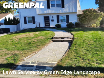 Front Yard Mowing in Englewood, 7631, Weekly Mowing by Green Edge Landscape, work completed in Nov , 2025