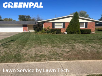 Front Yard Mowing in Fairborn, 45324, Yard Cutting by Lawn Tech, work completed in Nov , 2025