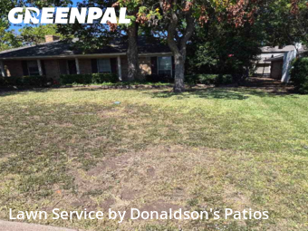 Lawn Carein Richardson,75081,Lawn Cutting by Donaldson's Patios, work completed in Dec , 2025