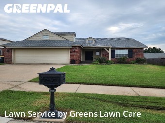 Grass Cutting in Jenks, 74037, Weekly Mowing by Greens Lawn Care, work completed in Nov , 2025