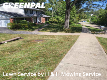 Lawn Carein Chesterfield,63017,Lawn Mow by H & H Mowing Service, work completed in Dec , 2025