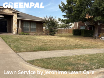Yard Cuttingin Saginaw,76179,Lawn Mowing by Jeronimo Lawn Care , work completed in Oct , 2025
