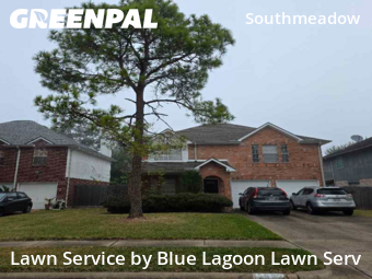 Grass Cutin Stafford,77477,Lawn Mowing Service by Blue Lagoon Lawn Serv, work completed in Jan , 2026
