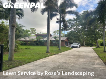 Yard Upkeep in Jupiter, 33478, Garden Trimming by Rosa's Landscaping , work completed in Nov , 2025