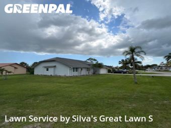 Yard Maintenance in Bonita Springs, 34135, Front Yard Mowing by Silva's Great Lawn S, work completed in Oct , 2025