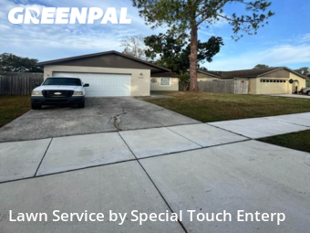 Lawn Carein Oldsmar,34677,Lawn Mowing Service by Special Touch Enterp, work completed in Jan , 2026