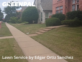 Lawn Mowingin Richardson,75082,Lawn Care Service by Edgar Ortiz Sanchez, work completed in Jun , 2026