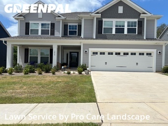 Lawn mowed in Concord, 28027