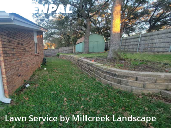 Lawn Mowing Servicein Bedford,76021,Lawn Service by Millcreek Landscape, work completed in Dec , 2025