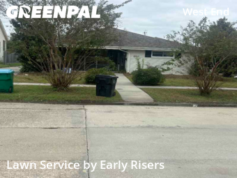 Residential Landscaping In New Orleans,70124,Landscaping Maintenance by Early Risers, work completed in Dec , 2025