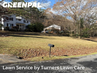 Mowing Services in Rome, 30161, Front Yard Mowing by Turners Lawn Care, work completed in Dec , 2025