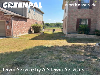 Lawn Mowingin Schertz,78108,Yard Cutting by A.S Lawn Services, work completed in Nov , 2025
