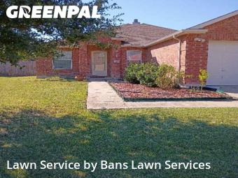 Lawn Cutin Wylie,75098,Lawn Mowing by Bans Lawn Services , work completed in Nov , 2025