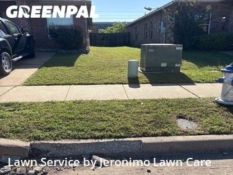 Lawn Cutin Burleson,76028,Yard Mowing by Jeronimo Lawn Care , work completed in Jun , 2026