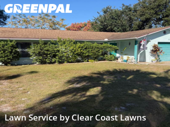 Lawn Mowin Dunedin,34698,Lawn Care Service by Clear Coast Lawns, work completed in Jan , 2026