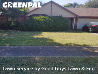 Lawn Cutin Benbrook,76126,Lawn Care by Good Guys Lawn & Fen, work completed in Nov , 2025