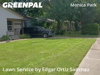 Yard Mowingin Garland,75041,Lawn Cut by Edgar Ortiz Sanchez, work completed in Jun , 2026