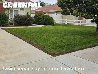 Lawn mowing work completed in Beaumont, CA