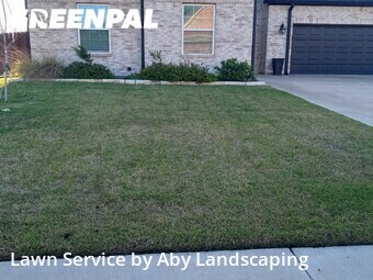 Lawn mowed in Greenville, 75402