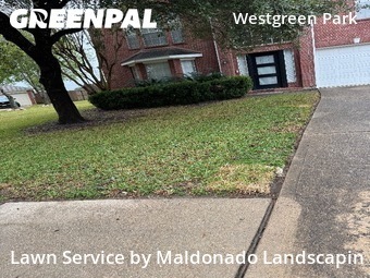 Lawn Cuttingin Katy,77450,Yard Mowing by Maldonado Landscapin, work completed in Dec , 2025