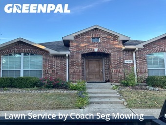 Residential Landscaping In Mc Kinney,75070,Landscaping by Coach Seg Mowing, work completed in Nov , 2025