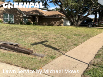 Grass Cutin Euless,76039,Yard Cutting by Michael Mows, work completed in Jan , 2026
