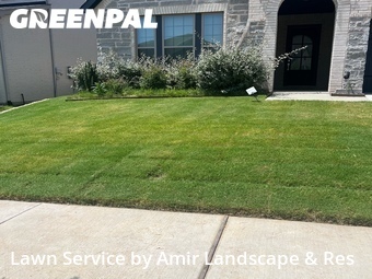 Lawn Carein Fort Worth,76123,Lawn Cutting by Amir Landscape & Res, work completed in Jul , 2026