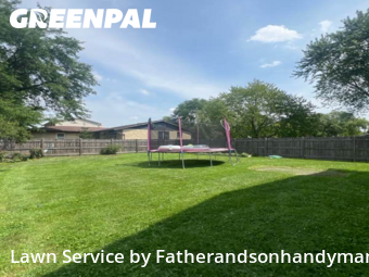 Lawn Cuttingin Palatine,60067,Grass Cutting by Fatherandsonhandyman, work completed in Dec , 2025