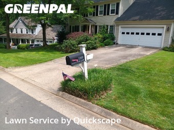 Backyard Mowing in Reston, 20194, Lawn Mowing by Quickscape , work completed in Oct , 2025
