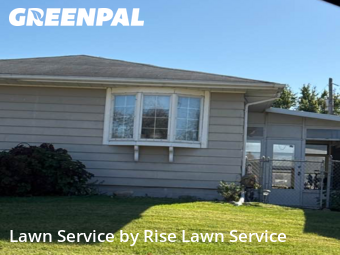 Grass Care in Rock Island, 61201, Front Yard Mowing by Rise Lawn Service, work completed in Dec , 2025
