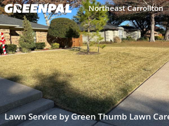 Yard Cutting in Carrollton, 75007, Backyard Mowing by Green Thumb Lawn Care, work completed in Dec , 2025