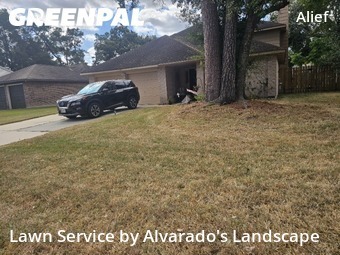 Lawn Mowingin Humble,77396,Lawn Care Service by Alvarado's Landscape, work completed in Nov , 2025