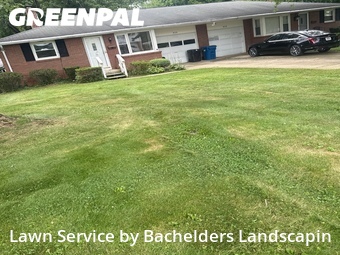 Completed mowing work